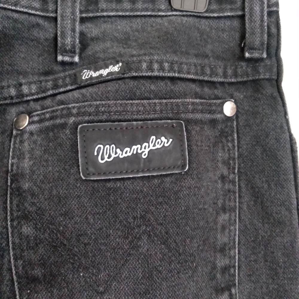 Wrangler Mens Black Jeans - Picture 3 of 5